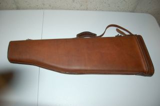 Vintage Orvis Leather Leg Of Mutton Gun Case O