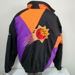 Vtg Phoenix Suns Jacket Men’s Large Winter Coat Nba Apex One 90s