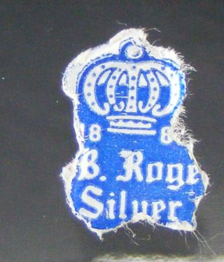 F.  B.  Rogers Silver Co 1883 Crystal 13 