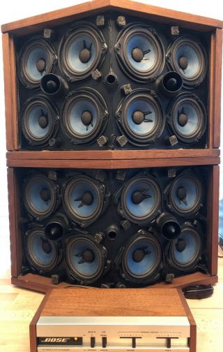 Vintage Bose 901 Series Iii Speakers With Matching Equalizer Eq - Re - Foamed Read