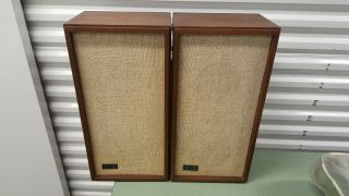 Klh Model Seventeen " 17 " Vintage Acoustic Suspension Speaker System