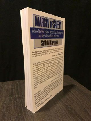Margin of Safety Rare Paperback - Seth A.  Klarman 1991 - Signed by Author 3