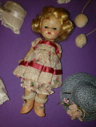 Vintage Vogue Ginny doll with group of outfits Lovely 2