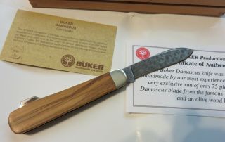 Rare Boker Meteorite Damascus Limited Edition made in Germany Solingen 4