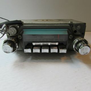 Vintage Volkswagen Vw Sapphire V Car Radio - 12 Volt Early 1967 - - Not