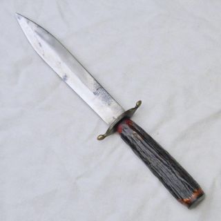 Vintage Well - Made European Hunting Dagger; Possibly Germany Or Sheffield England