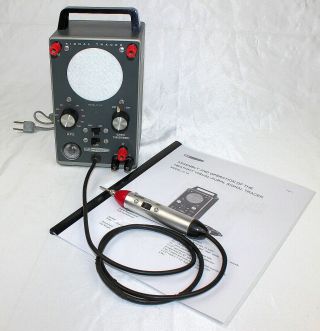 Vintage Heathkit It - 12 Visual - Aural Signal Tracer With Probe Fully Restored