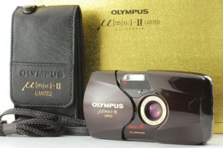 [ Rare Near ] Olympus μ Mju Ii Limited 35mm F2.  8 Film Camera From Japan 607