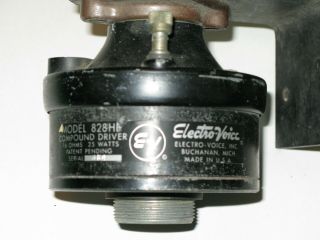 Vintage Electro Voice compound driver.  Model 828 - HF.  16 ohms 25watts 5