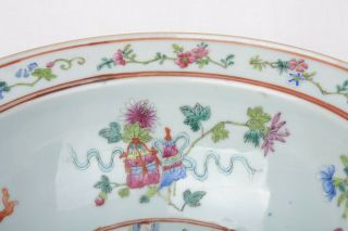Chinese porcelain fencai water basin - Late Qing. 8