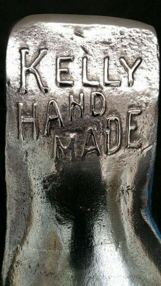 Vintage Embossed Kelly Handmade Axe Hatchet Farm Tool
