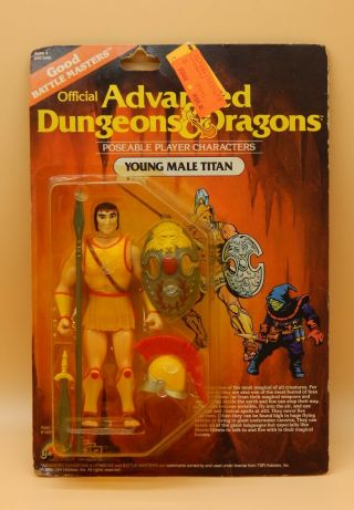Moc 1983 Vintage Young Male Titan Advanced Dungeons & Dragons Ljn Figure Ad&d