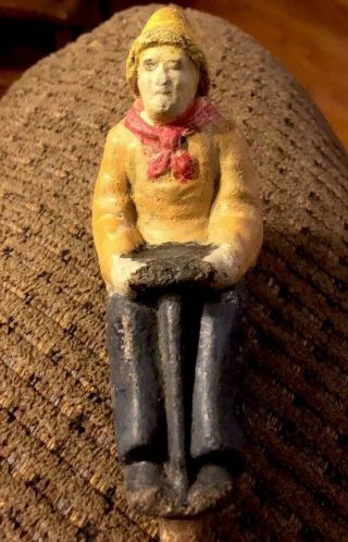 Old Vintage Toy Wagon Or Tractor Driver Spare Part