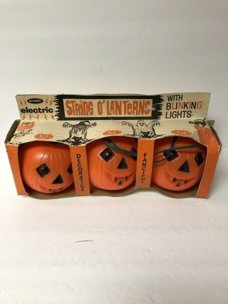 Vintage 1950s - 60s Halloween String O Lanterns Bayshore