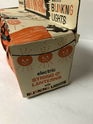Vintage 1950s - 60s Halloween String O Lanterns Bayshore 7