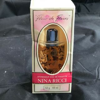 Vintage Nina Ricci Fleur De Fleurs 48ml Eau De Toilette Perfume