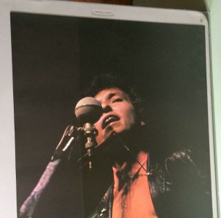vintage poster Bob Dylan Live on Stage photograph picture pin - up 1968 2