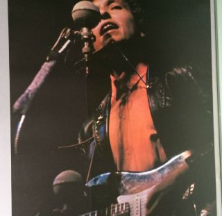 vintage poster Bob Dylan Live on Stage photograph picture pin - up 1968 3