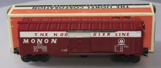Lionel 3494 - 550 Monon Operating Boxcar - Rare Ln
