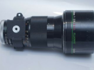 Rare Canon FD 300mm F2.  8 SSC Fluorite Lens 300/2.  8 : VGC : Working: Built in ho 12