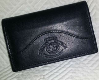 Ghurka Marley Hodgson Ct Card Case Black Leather Vintage 
