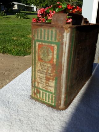 Rare Vintage Sinclair Opalaline 1/2 Gallon Oil Can 