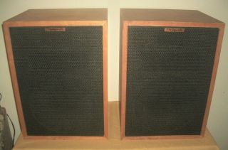 Set Of Two (2) Vintage Klipsch Heresy Ii Floor Standing Speakers