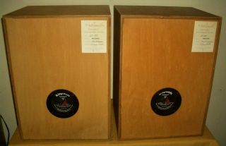 Set Of Two (2) Vintage Klipsch Heresy II Floor Standing Speakers 6