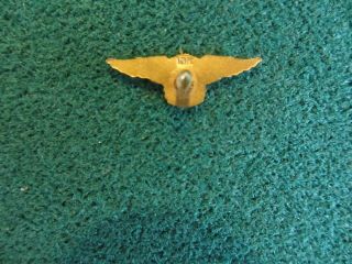 Vintage Eastern Airlines Pilot Wing 30 year Service Pin 10K Gold 3 Diamond EAL 3