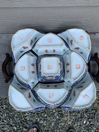 Chinese Antique Porcelain Set Bowls Tongzhi Qing China Asian