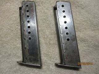 Late Wwii 1945 German Walther P38 9mm 8rd Pistol Magazines Rare In - The - White 2