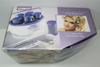 Vintage 1994 Conair Big Curls Setter Hot Rollers w/ Anna Nicole Smith On Box 2