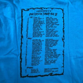 VINTAGE 80 ' s BONES BRIGADE 1988 Tour Shirt POWELL PERALTA ZORLAC 5