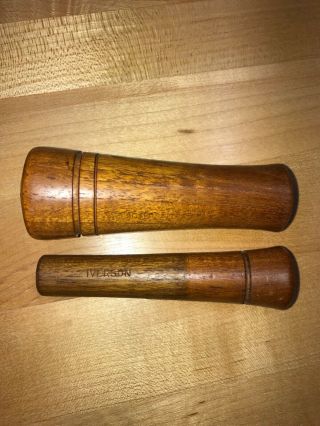 TWO VINTAGE CHAMPIONSHIP IVERSON DUCK CALLS 5