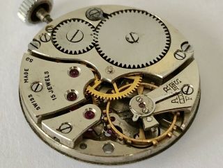 RARE VINTAGE VERTEX CAL 59 DIRTY DOZEN WWW MILITARY WORLD WAR II WATCH MOVEMENT 3