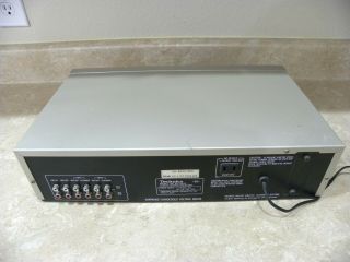 Vintage Technics Stereo Graphic Equalizer Spectrum Analyzer SH - 8055 Silver 2