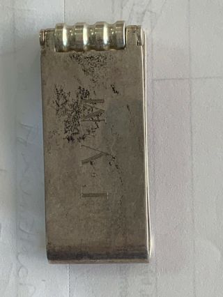 Vintage Tiffany & Co.  Paloma Picasso Sterling Silver Roller Money Clip
