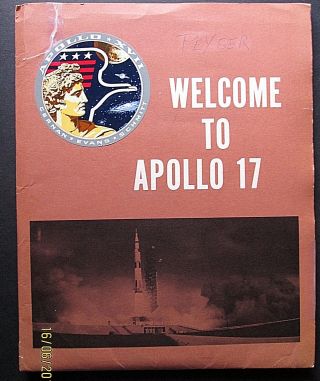 Apollo 17 (rare 1972 Vintage Apollo 17 Presskit) Final Mission Nasa,  S Apollo 17