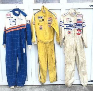 3 Vintage 80s Simpson Racing Suit Bf Goodyear Winston Champion Medium