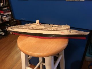 Plastic Model Ship 1960 - 1970 " Cunard " Assemeled