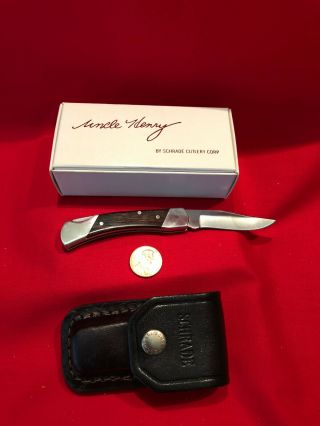 Vintage Schrade USA UNCLE HENRY LB3 1 Blade “CUB” Knife 4
