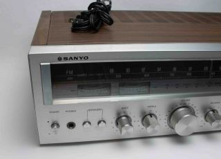 Vintage Sanyo 2050 Quartz HiFi AM/FM Stereo Amplifier Tuner Receiver 2