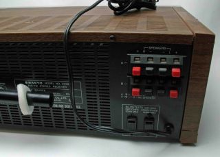 Vintage Sanyo 2050 Quartz HiFi AM/FM Stereo Amplifier Tuner Receiver 8