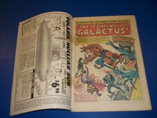 Fantastic Four 48 Huge Silver Age Key 1st Silver Surfer Galactus RARE HOT BOOK 3