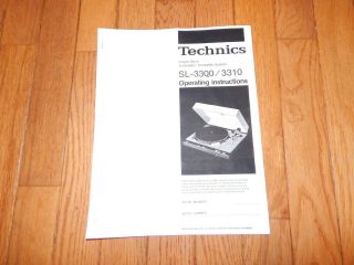 Vintage Technics SL - 3300 Direct Drive Turntable 12