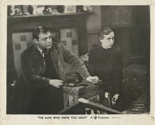 Man Who Knew Too Much,  The (1956) Vintage Orig Photo / Peter Lorre,  Cicely Oates