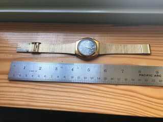 Vintage BAYLOR Gold Tone Automatic Date Watch 4