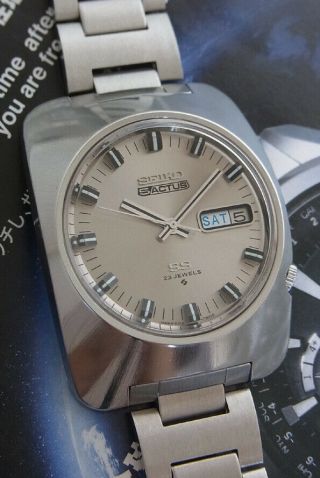 & Rare Vintage Seiko 5 Actus model 6106 - 7410 Automatic 23 Jewels Watch 3
