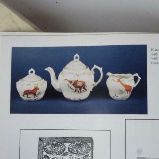 Rare Unmarked RS Prussia China - Animal Transfers - 21 Piece Toy Child Tea Set 3