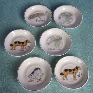 Rare Unmarked RS Prussia China - Animal Transfers - 21 Piece Toy Child Tea Set 8